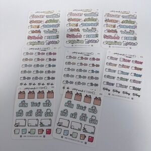 EMAS Set up your week bundle (8 stickers)